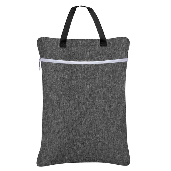 Damero Hanging Wet Dry Bag, Reusable Laundry Wet Bag with Two Compartments