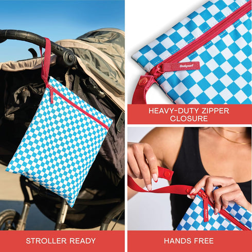 Bodysurf Waterproof Wet Bag for Swimsuit, Travel, Baby Essentials - Reusable Compact Organizer & Lightweight Storage