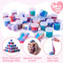 30 JOYIN PCS Valentine Day Gift Cards with Galaxy Slime Stress Relief Fidget Toy for Kids Party Favor, Classroom