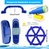 5 Pcs Kids Playground Accessories - Outdoor Plastic Steering Wheel, Pirate Telescope, and Safety Handle for Playhouse