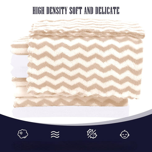 16 Pack 16 12 Inch Super Soft Baby Burp Cloths, Baby Washcloths, Ultra Absorbent Large Newborn Burping Cloth for Boy