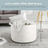 White Rope Storage Baskets, Extra Large 22" X 22" X 14" Cotton Basket for Organizing Baby Laundry