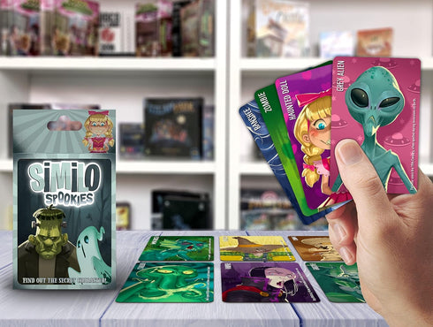 Similo Spookies, Cooperative Family Game, Easy to Learn, Deck Includes 30 Big Cards, For Ages 7 and Up