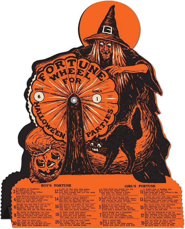Beistle Witch Fortune Wheel Game