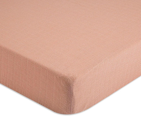 Crane Baby Fitted Sheet, Soft Cotton Fitted Sheet for Cribs and Nurseries,