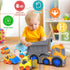 12.2" 2-4, Set 18M+, 2, 3, 4, 5, P&C Toddler Construction Dump Truck Toys for Ages Beach Sand Outdoor Toy Cars Dump