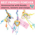 Creativity for Kids Friendship Bracelet Making Kit, Create 20 DIY Charm Bracelets for Ages 7-10+