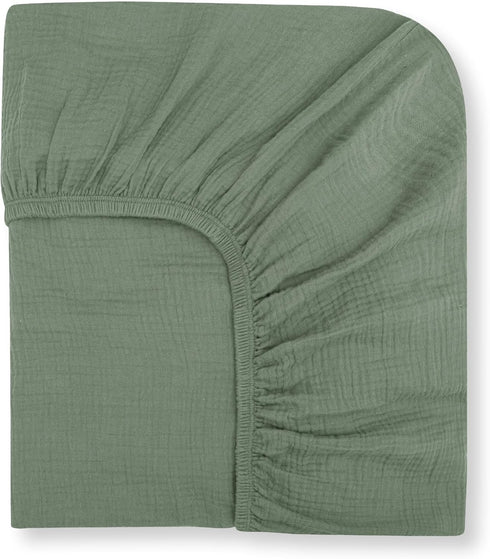 Nora's Nursery Muslin Crib Sheets - 100% Organic Cotton Crib Sheets -