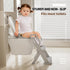 CheerKid Toddler Potty Training Toilet Seat-Alongside Foldable Potty Train Chair Adapter, Potty Seats with Steps Ladder