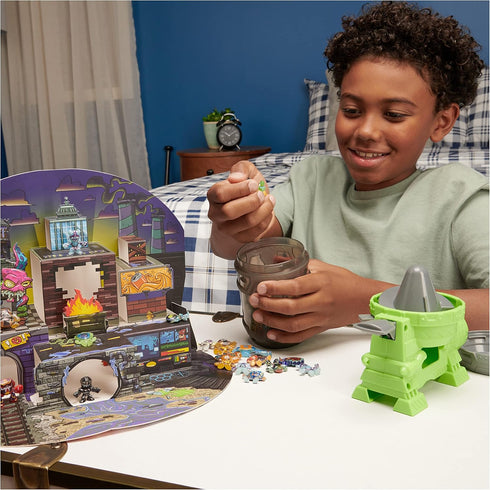 Battle Pack with 35 Collectible Figures - Launcher and Playset for Kids Ages 5 and Up (Styles May Vary)