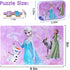 LELEMON 60 Piece Pretty Girl Puzzles for Kids Ages 4-8, Snowman Jigsaw Puzzles for Ages 3-5, Educational Learning Toys