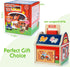 Farm Animals Wooden Take-Along Sorting Barn Toy for 1-3 Year Olds, Shape Sorter Montessori Learning Gift for Toddlers
