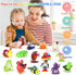 CIUGEO 32 Swimming PCS Assorted Wind-up Toys for Kids, Bulk Windup Animals Walking Jumping Flipping Clockwork Toys