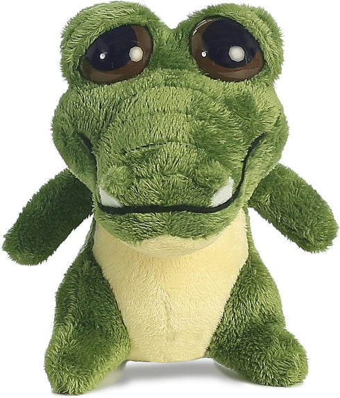 17104, 5 inches Aurora World Dreamy Eyes Plush Green Gator with Bubble Sound