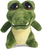17104, 5 inches Aurora World Dreamy Eyes Plush Green Gator with Bubble Sound