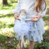 Mon Ami Angel Stuffed Doll, 15" Silver Plush Doll for Little Girls, Soft Elegant Toy or Room Decor