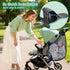 Guiseapue Baby Side Sling Stroller Cargo Net: Universal Stroller Organizer Attachment for Storage, Mesh Bag Storage
