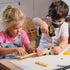 Set Kids Tool with Carrying Case, Electronic Toy Drill with Bits & Construction Vest Pretend Play Kit with Safety