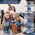 100PCS Magnetic Blocks - Build Magnet Dark Mechanical Guardian Castle World - Montessori Toddler STEM Toys for 3-10