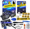 UNGLINGA Kids Spy Kit Detective Fingerprint Toys for Ages 4-10, Educational Fingerprint Kit with Spy Glasses