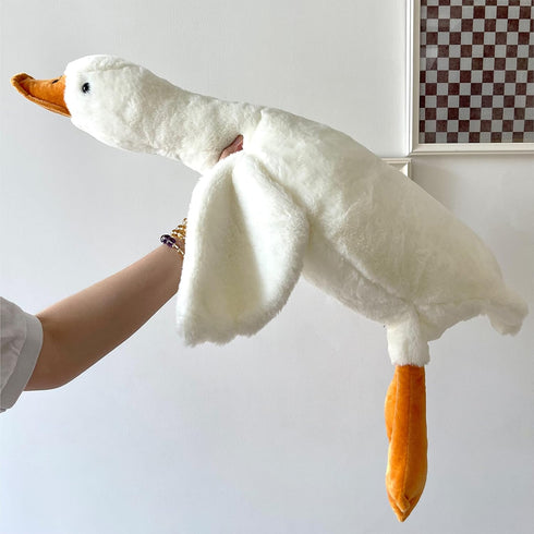 Tanha Goose Plush, Soft and Cute White Stuffed Animal, 35 inch Gift for Kids and Adults