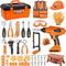 Kids Tool Set,MAGIC4U 50PCS Toddler Tool Set with Electronic Toy Drill,Tape Measure