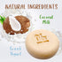 (Set 6) Organic Baby Soap Bars with Greek Yogurt and Coconut Milk - Naturally Cold Processed from Fresh Ingredients