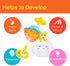 Splashin'kids Bath Toys, Double The Fun Baby Water Toys, Rotating Octopus and Head Bobbing Reindeer