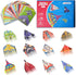 Paper Airplane Origami Kit for Kids Ages 8-12, 12 Paper Airplane Designs
