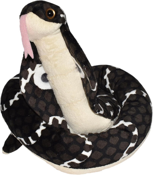 Wild Republic Hooded Cobra Plush, 54" Snake Stuffed Animal, Gifts for Kids