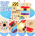 1-3 v3) Grarain Busy Board for Toddlers - Montessori Educational Toy for Year Old Boys & Girls | Travel-Friendly