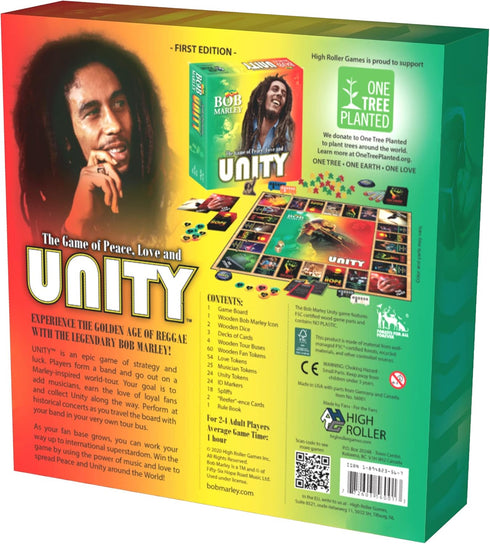 High Roller Games Bob Marley: The Game of Peace, Love and Unity for 2-4 Players