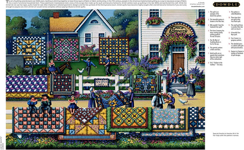 Buffalo Games Dowdle Amish Quilts Jigsaw Puzzle, 300 Pieces for Adults 14+, Perfect for Game Nights, Size 21.25 x 15.00