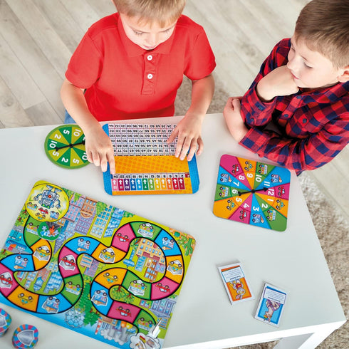 Orchard Toys Moose Games Times Tables Heroes, Exciting Multiplication Game for Ages 6-9, 2-4 Players