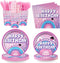 likuyve 168pcs Dollhouse Birthday Party Decorations for kids Party Supplies Set Includes Plates,