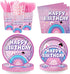 likuyve 168pcs Dollhouse Birthday Party Decorations for kids Party Supplies Set Includes Plates,