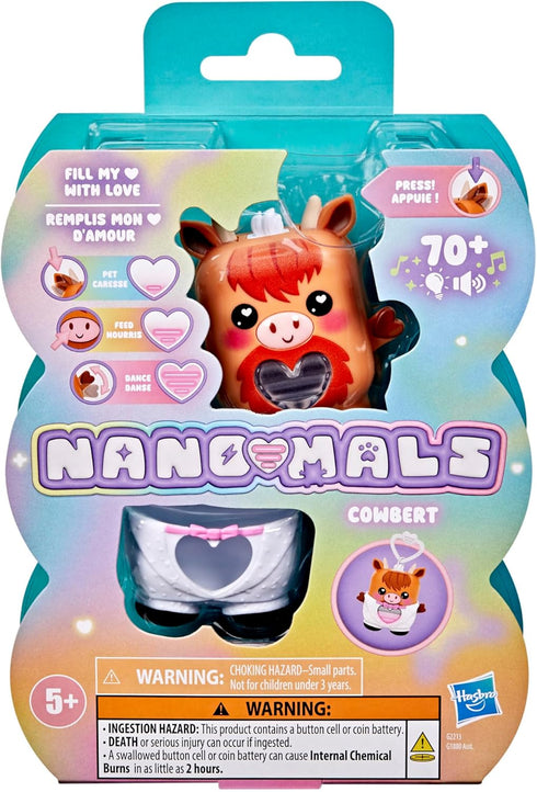 70+ 5+ Nano-MALS Cowbert The Highland Cow, Electronic Pet Cow Toy, Responses, Interactive Fidget Toys for Girls & Boys