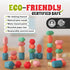 36 1 2 3 4 5 6 Pcs Wooden Stacking Blocks Montessori Toys for Year Old Toddlers and Kids, XL Rocks, No Choking Hazard