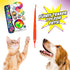 (1 Pack) 5219-1A JA-RU Fuzzy Worm Fidget Toy with String Attached Fun Magic Tricks for Kids, Soft Sensory Toy, Bulk