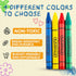 576 144 4-Packs, Bedwina Bulk Crayons - Crayons - Case of Premium Colors Bulk School Supplies for Kids and Toddlers