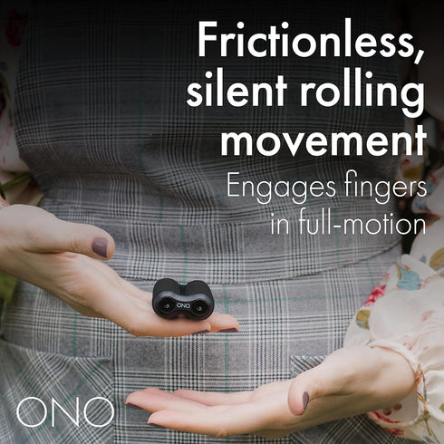 ONO Handheld Roller Fidget Toy for Adults | Relieve Stress, Anxiety, Tension | Compact Portable Design (Junior Size/ABS