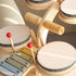 Set, 8 1 18 2 3 4 5 6 iPlay, iLearn Toddler Wooden Drum Kids Musical Instruments Toy, in Percussion Drum Kit