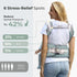 6-in-1 FRUITEAM Baby Carrier with Waist Stool/Hip Seat for Breastfeeding, One Size Fits All - Adapt to Newborn, Infant