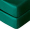 NTBAY 2 Pack Silk Satin Fitted Crib Sheet, Dark Green, Super Soft and Silky, 28x52 Inches for Crib and Toddler