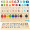Montessori Toys for 3 Year Old - 4 in 1 Learning Resources Magnetic Color & Number Maze Puzzle for Kids