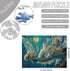Tucocoo 1000 Piece Jigsaw Puzzles for Adults, Sea Goddess Painting, Abstract Fairy Ocean Moonlight Art Decor