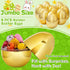 Digwry 8 6 Inch PCS Jumbo Gold Plastic Easter Eggs, Giant Metallic Golden Easter Eggs Fillable Large Empty Egg