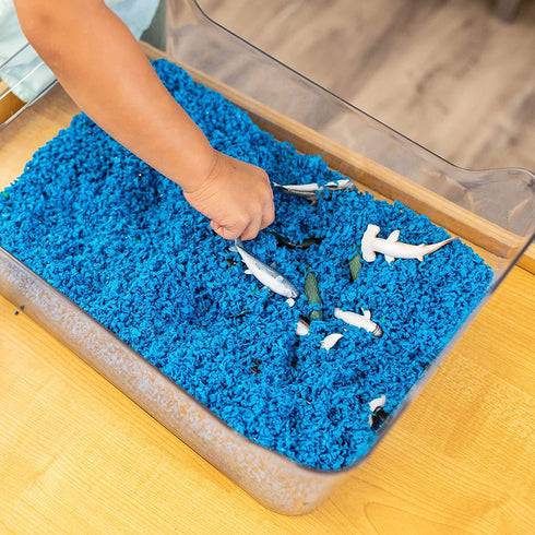 Educational Insights Playfoam Pluffle for Sensory Bins, 4-Pack Sensory Bin Filler for Play