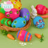 3.15Inch Favor-30 JOYIN Printed Plastic Eggs Colorful, Fillable Empty Eggs Bulks for Easter Hunt Event, Party pcs
