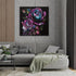 Larkipuzz 1000 Purple Rose Art Puzzles for Adults Pieces, Beautiful Flower Plant Jigsaw Puzzles, Impossible Challenging